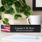Thin Blue Line American Flag Namensplakette