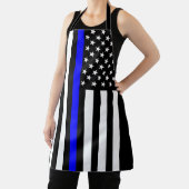 Thin Blue Line American Flag Schürze (InSitu)