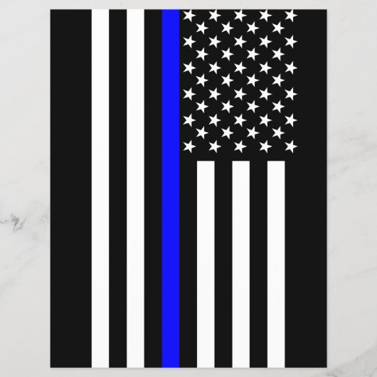 Thin Blue Line American Style Flyer (Vorne)