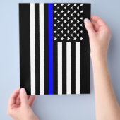 Thin Blue Line American Style Flyer (Hand)