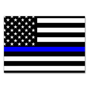 Thin Blue Line American Style Tischnummer