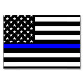 Thin Blue Line American Style Tischnummer (Vorderseite)