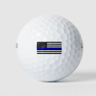 - Thin Blue Line - Amerikanische Flagge Golfball