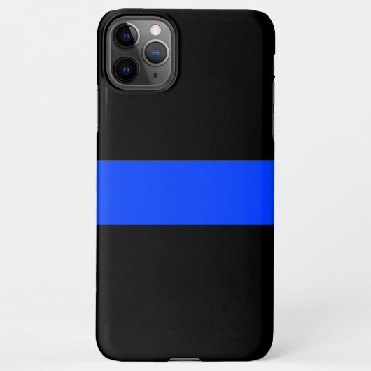 Thin Blue Line Apple iPhone 11 Pro 11pro MAX Fall Hülle (Rückseite)
