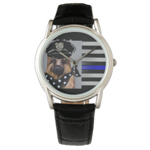 THIN BLUE LINE ARMBANDUHR