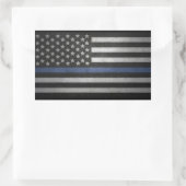 Thin Blue Line Aufkleber (Tasche)
