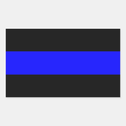 Thin Blue Line Aufkleber (Vorderseite)