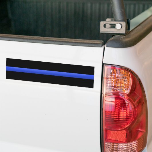 Thin Blue Line Autoaufkleber (Auf Lkw)