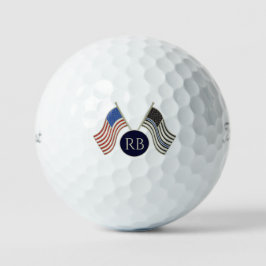 Thin Blue Line Balls Golfball