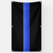 Thin Blue Line Banner (Vertikal)