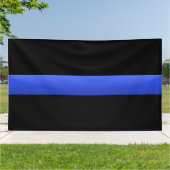 Thin Blue Line Banner (Außenbereich)