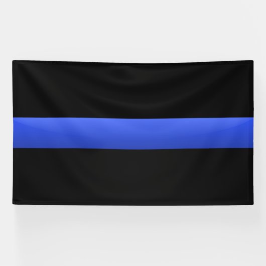 Thin Blue Line Banner (Horizontal)