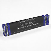 Thin Blue Line - Bars Namplate Namensplakette