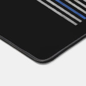 Thin Blue Line - beängstigende, irdische Flagge Schreibtischunterlage (Ecke)