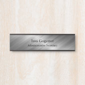 Thin Blue Line - Benutzerdefiniertes Türzeichen Türschild (Vorderseite )