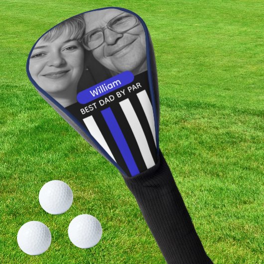 Thin Blue Line, Best Dad, Photo, Monogram, Flag Golf Headcover
