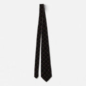 Thin Blue Line Black Handcuff Keys Neck Tie Krawatte (Rückseite)