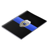 Thin Blue Line Brothers Keeper Abzeichen Notebook Notizblock (Linke Seite)