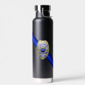 Thin Blue Line Brüder Abzeichen Wasser Flasche auf (Links)