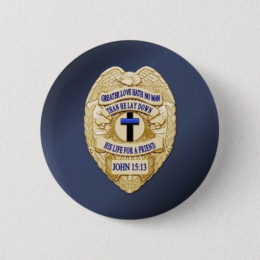 Thin Blue Line Button (Vorderseite)