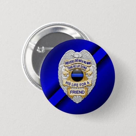 Thin Blue Line Button (Vorne & Hinten)