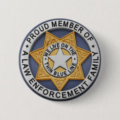 Thin Blue Line Button (Vorderseite)