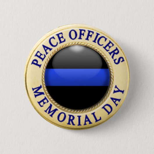 Thin Blue Line Button (Vorderseite)
