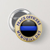 Thin Blue Line Button (Vorne & Hinten)