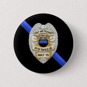 Thin Blue Line Button