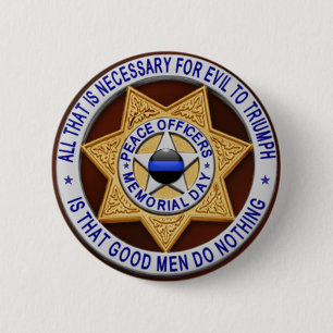 Thin Blue Line Button