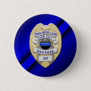 Thin Blue Line Button