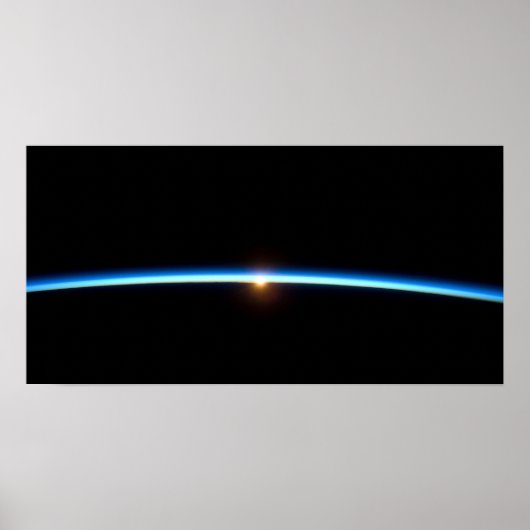 Thin Blue Line Canvas Print Poster (Vorne)