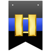 Thin Blue Line Captain Werbeaktion Bunting Flags Wimpelkette (Zweite Fahne)