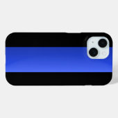 Thin Blue Line Case-Mate iPhone Hülle (Rückseite (Horizontal))