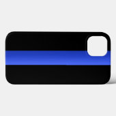Thin Blue Line Case-Mate iPhone Hülle (Rückseite (Horizontal))