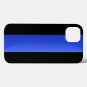 Thin Blue Line Case-Mate iPhone Hülle (Rückseite (Horizontal))