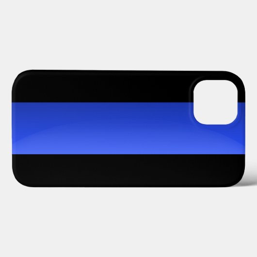 Thin Blue Line Case-Mate iPhone Hülle (Rückseite (Horizontal))