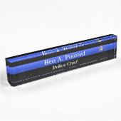 Thin Blue Line - Chief Star Rank Namensplakette