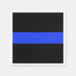 Thin Blue Line Cocktail Papier Napkin Serviette