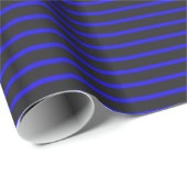 Thin Blue Line Crisp Wrapping Paper Geschenkpapier (Rolleneckpunkt)