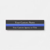 Thin Blue Line Custom Türschild (Vorderseite )