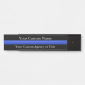 Thin Blue Line Custom Türschild (Vorderseite )