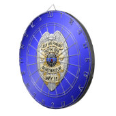 Thin Blue Line Dartscheibe (Vorderseite rechts)