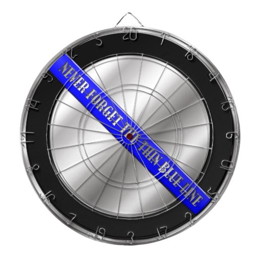 Thin Blue Line Dartscheibe (vorne)