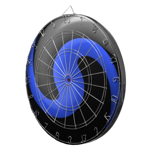 Thin Blue Line Dartscheibe (Vorderseite rechts)