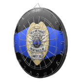 Thin Blue Line Dartscheibe (Vorderseite rechts)