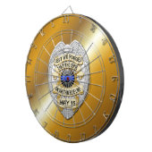 Thin Blue Line Dartscheibe (Vorderseite rechts)