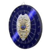 Thin Blue Line Dartscheibe (Vorderseite rechts)