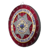 Thin Blue Line Dartscheibe (Vorderseite rechts)