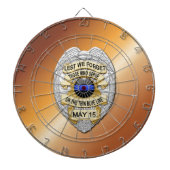 Thin Blue Line Dartscheibe (vorne)